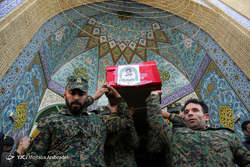 تشییع پیکر شهید مدافع حرم جاسم حمید در اهواز