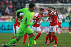 دیدار تیم های فوتبال پرسپولیس و گسترش فولاد