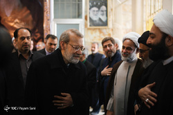 دیدار رئیس دومای روسیه با علی لاریجانی