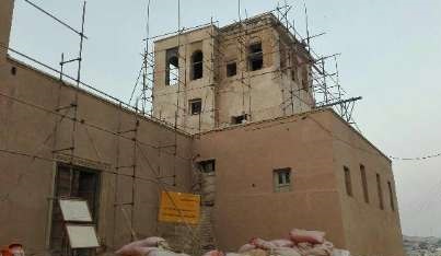مرمت قلعه نصوری بندر سیراف آغاز شد