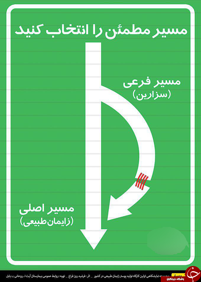 ۳۰ اثر تولیدی در نخستین کارگاه طراحی پوستر زایمان طبیعی کشور + تصاویر