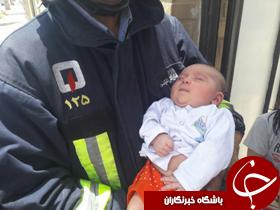 حادثه آتش سوزی ساختمان ۵ طبقه ۱۲ مصدوم به جای گذاشت