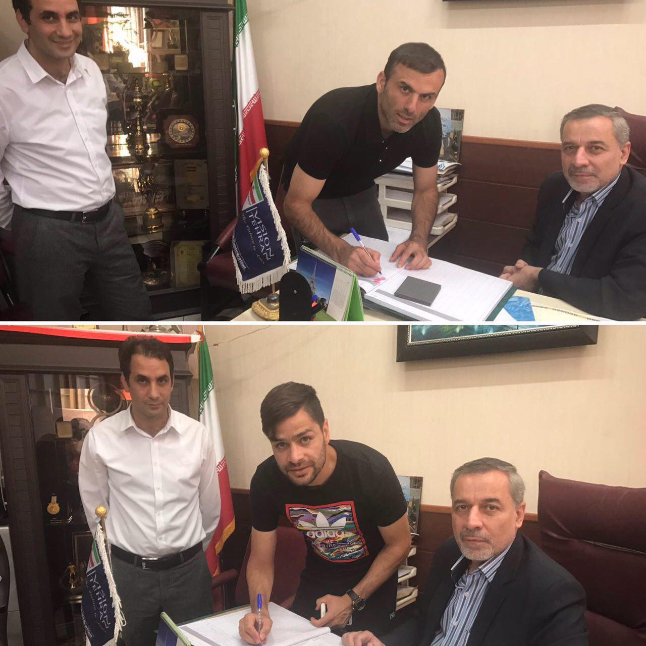 2 ستاره پرسپولیس قراردادشان را با تمدید کردند+عکس
