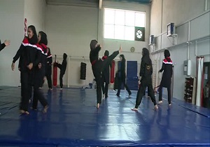 تمرینات بانوان کونگ فو کار استان برای اعزام به مسابقات کشوری