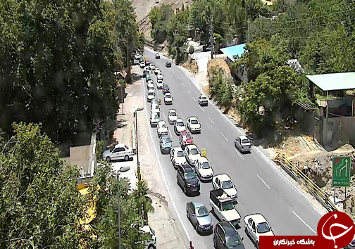 ترافیک سنگین و پرحجم در جاده‌های ارتباطی مازندران امروز (۱۶ تیرماه) + تصاویر