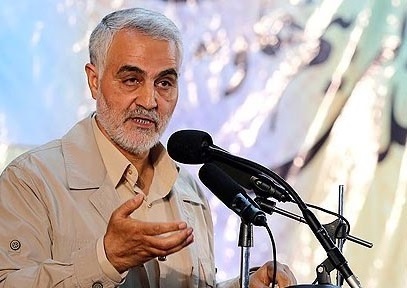 نظر حاج قاسم سلیمانی درباره حمله موشکی سپاه به تروریست‌ها +فیلم