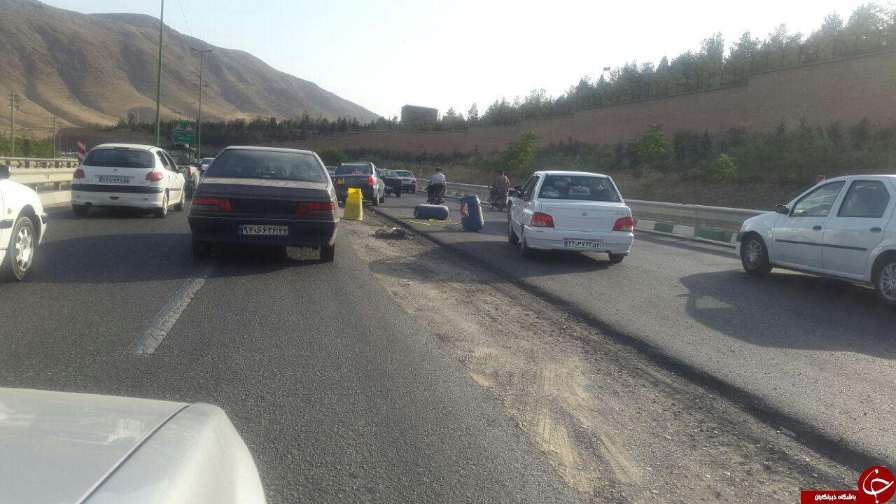 جاده سرخه حصار در بلاتکلیفی + تصاویر