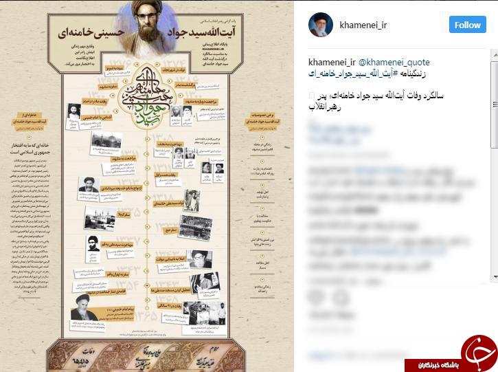 زندگی‌نامه آیت‌الله سید جواد خامنه‌ای+اینفوگرافیک