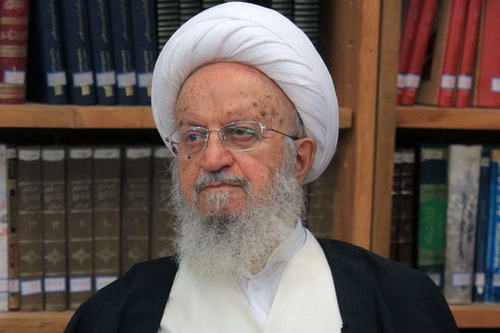 آیت الله مکارم شیرازی در راهپیمایی روز قدس شرکت کرد