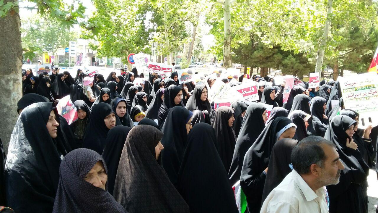 برگزاری راهپیمایی روز جهانی قدس در شهرستان های استان کرمان