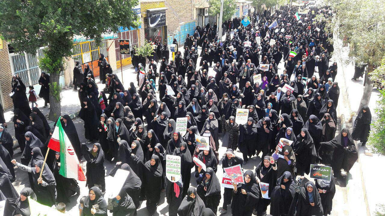 برگزاری راهپیمایی روز جهانی قدس در شهرستان های استان کرمان