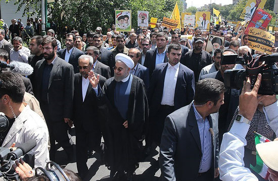 رئیس جمهور: پیام روز قدس تنفر از رژیم غاصب و اشغالگر است