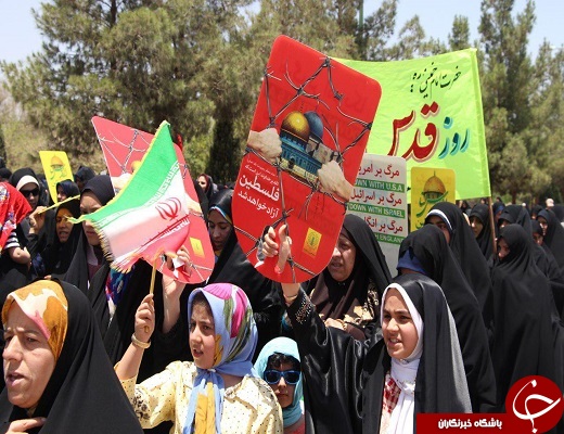 تجلی حضور مردم سراسر استان یزد در راهپیمایی روز قدس