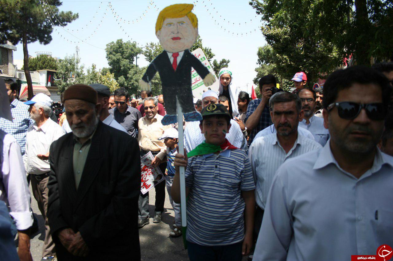 راهپیمایی روز قدس در شهرهای خراسان رضوی به روایت تصویر