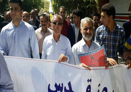 راهپیمایی روز جهانی قدس در کوهدشت + تصاویر