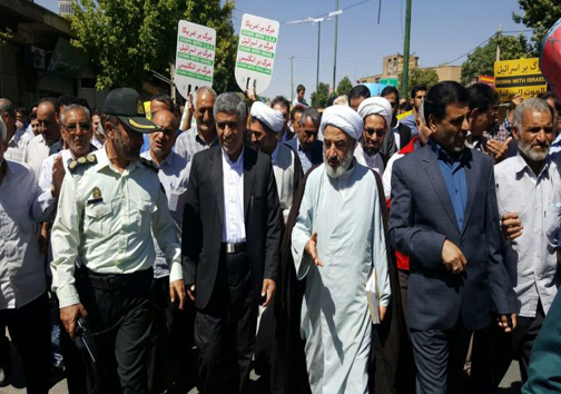 راهپیمایی روز جهانی قدس در کوهدشت + تصاویر