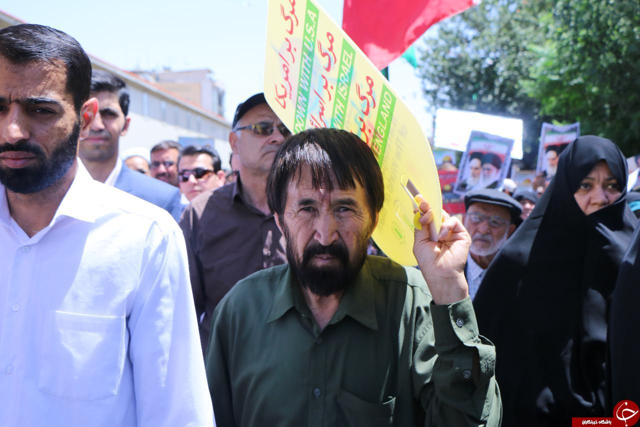 گزارش تصویری از حضور مهاجرین افغانستانی در راهپیمایی روز جهانی قدس