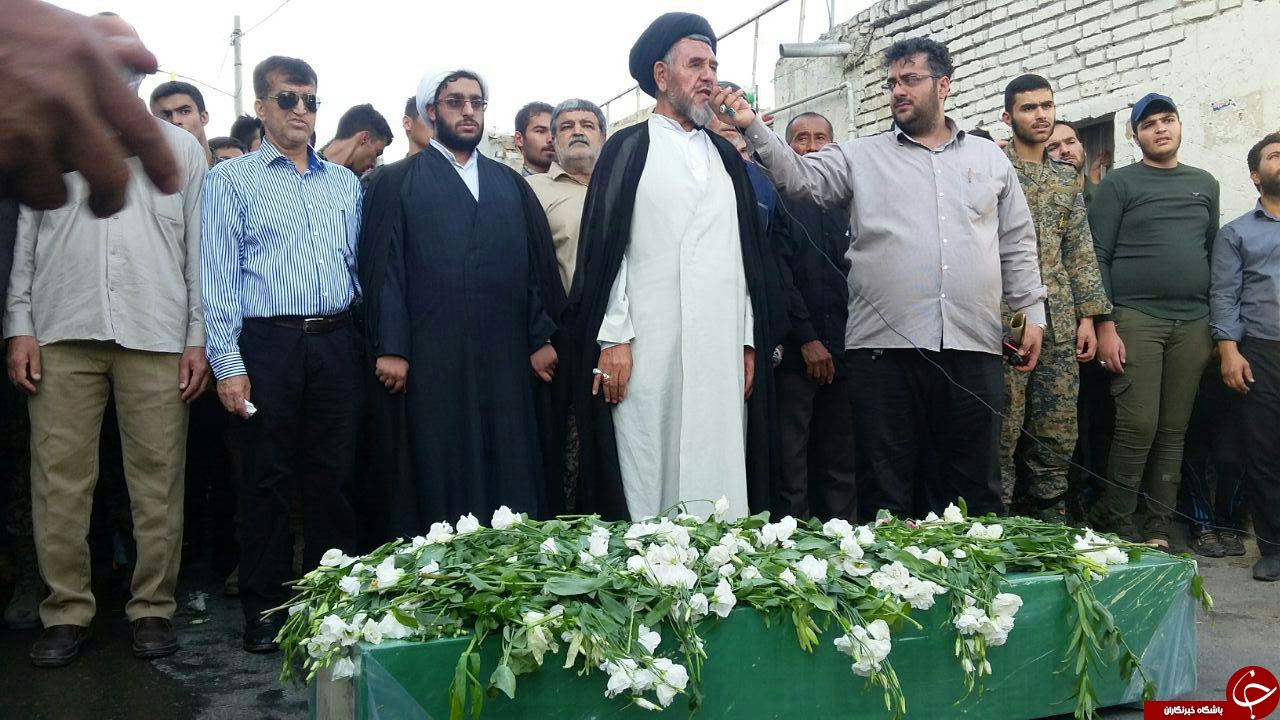 پیکر «محمد رضایی» از شهدای مدافع حرم تشییع شد + عکس