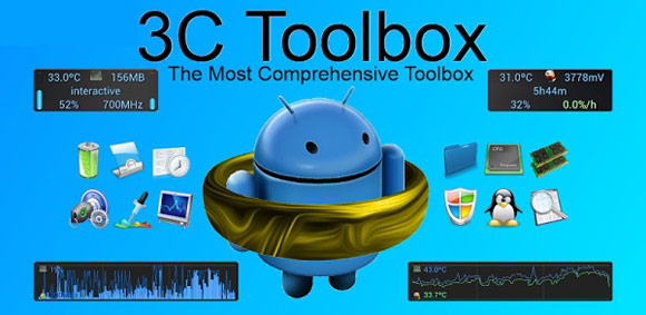 دانلود 3C Toolbox Pro 1.9.6.1 / جعبه‌ابزار همه‌کاره اندروید