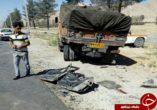 برخورد پژو ۴۰۵، پراید و خاور حادثه آفرید