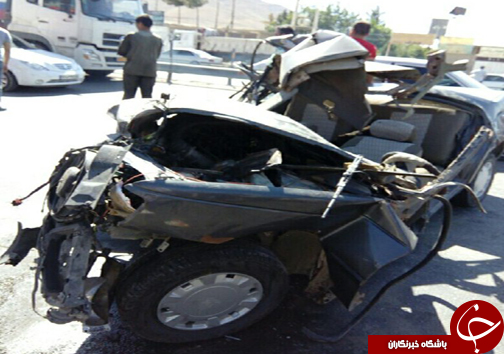 برخورد پژو ۴۰۵، پراید و خاور حادثه آفرید