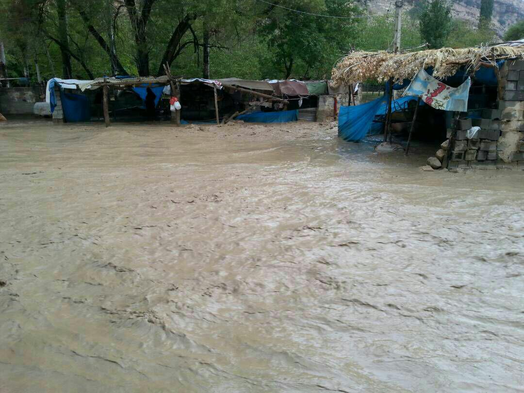 سیلاب دوباره در باغملک جاری شد/نیروهای امدادی و خدمات رسان در باغملک آماده باش هستند