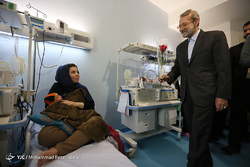 دیدار رئیس دومای روسیه با علی لاریجانی