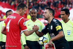 جشن قهرمانی تیم فوتبال پرسپولیس در لیگ برتر فوتبال