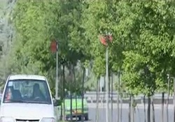وقوع سیل در شهرستان کوهرنگ استان چهارمحال و بختیاری +فیلم