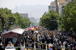 عدالت خواهی بین‌المللی - راهپیمایی روز قدس در تهران(4)