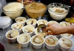 افطار در مخروبه‌های آذین‌بندی شده غزه + فیلم