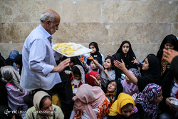 سفره افطاری در کوچه های قصر الدشت