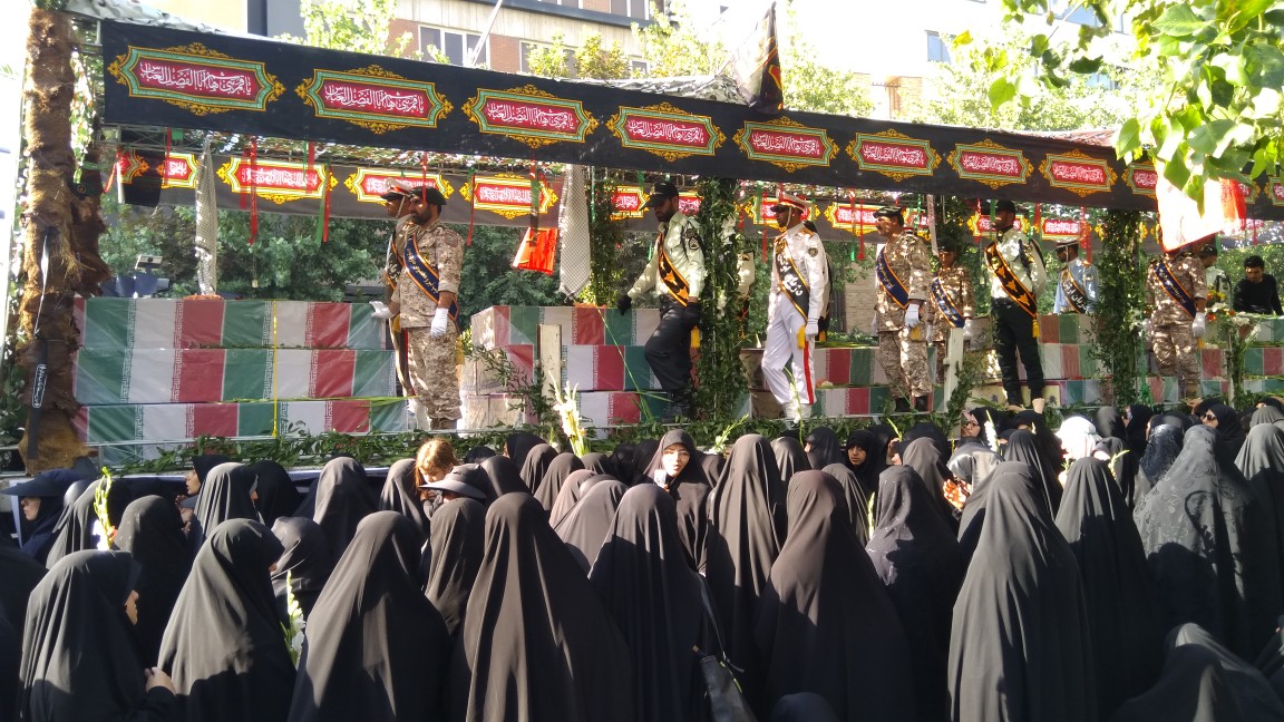 وداع با 135 شهید گلگون کفن در ایام سوگواری سیدالشهدا (ع)