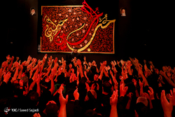 عزاداری شب هشتم محرم در هیئت انصارالمهدی