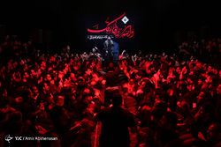 عزاداری شب هشتم محرم در هیئت انصارالمهدی