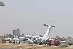 لحظه انفجار در موتور شماره٢ و وحشت مسافران ايرباس٣٢٠ هواپيمايى آسمان پس از تيك آف از فرودگاه شيراز + فیلم