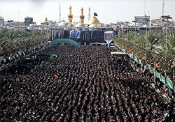 درخشش مهر عاشقان حسینی به زائران پیاده روی اربعین + فیلم