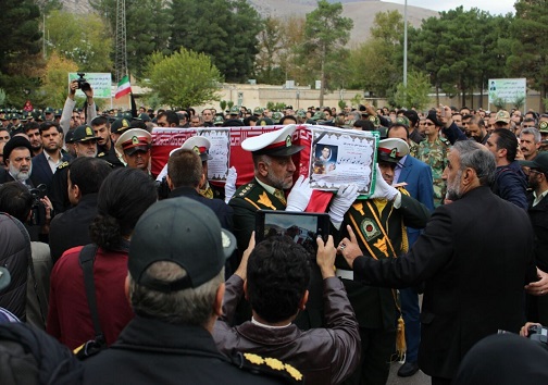 تشییع پیکر پاک شهید سید نورخدا موسوی جانباز ۱۰۰ درصد / حضور باشکوه مردم در مراسم بدرقه شهید وطن+ تصاویر