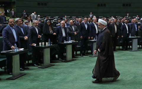 روحانی: پیروزی کم‌نظیر تاریخی را در سطح جهان در اختیار داریم /افکار عمومی جهان اکنون آمریکا را به عنوان کشور بدعهد می‌شناسند