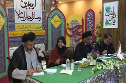 راهپیمایی دانشجویان از دانشگاه تهران به سمت بیت رهبری در اربعین حسینی + فیلم