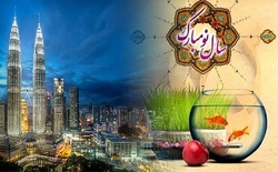 لحظه تحویل سال در کنار معتکفین + فیلم