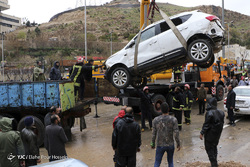 پاکسازی شهرک سیل زده سعدی شیراز