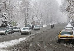 برف و باران در نیمه جنوبیِ کشور + فیلم