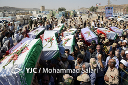 تشییع پیکر شهید محسن مهاجر قوچانی در مشهد