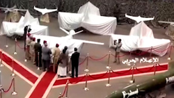 سرنگونی پهپاد جاسوسی عربستان در یمن + فیلم