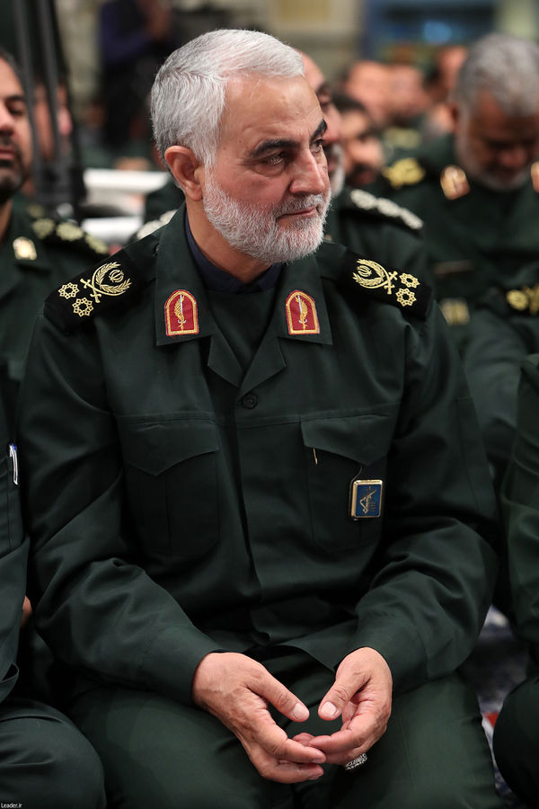 حضور سردار سلیمانی در دیدار امروز فرماندهان سپاه با رهبر معظم انقلاب + عکس