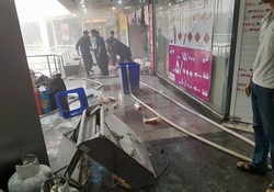 فیلم لحظه وحشتناک سقوط درخت روی خودروی سواری