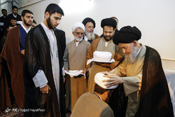 عمامه گذاری طلاب - قم