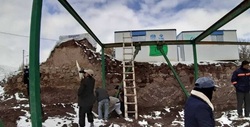 روستای ورنکش یک ماه پس از زلزله