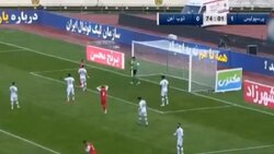 دفاع جانانه یک بازیکن پس از جا ماندن دروازه‌بان + فیلم